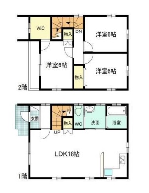 中央六丁目ヴァンベールⅤの間取り
