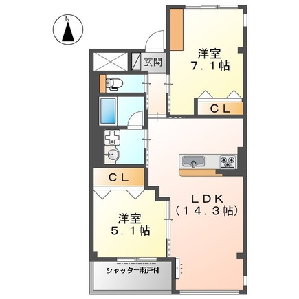Comfort大宮の間取り