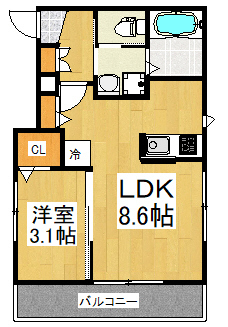 メゾンベールの間取り
