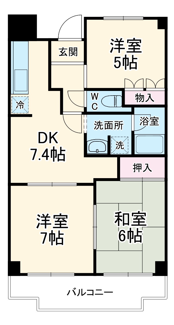 プラザオノベの間取り