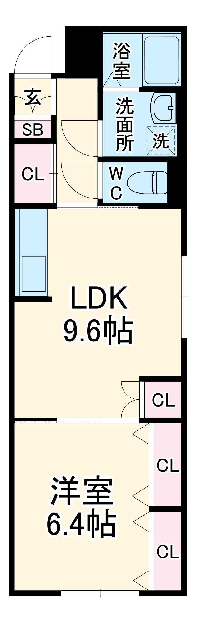 スカイルーチェ南浦和の間取り