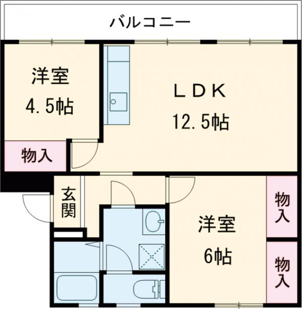 城戸ビルの間取り
