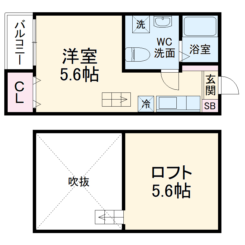 K-PLACE(ケイプレイス)の間取り