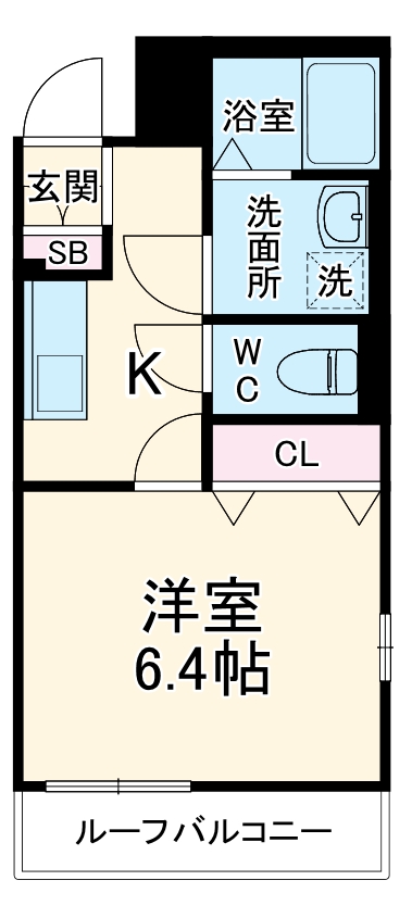 スカイルーチェ南浦和の間取り