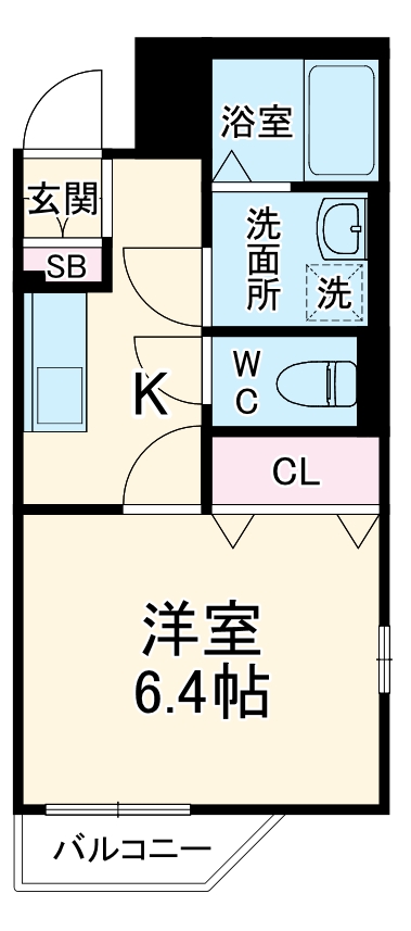 スカイルーチェ南浦和の間取り