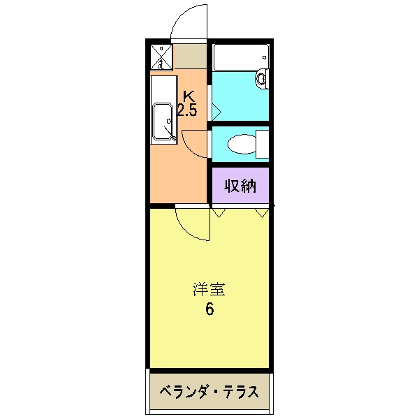 ピークハイム和光Fの間取り