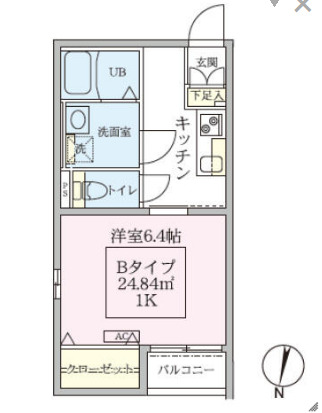 スカイルーチェ南浦和の間取り