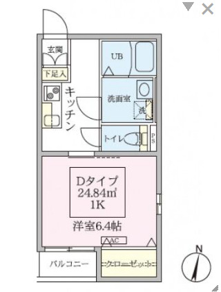 スカイルーチェ南浦和の間取り