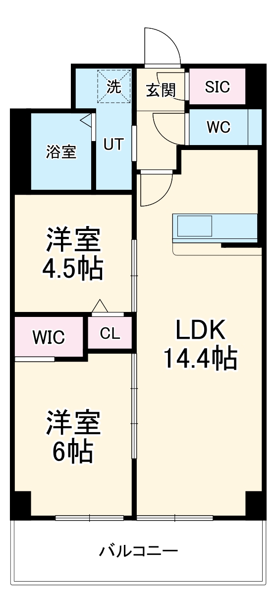 仮称)豊明寺池マンションの間取り