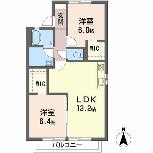 グリーンとぴあⅤの間取り