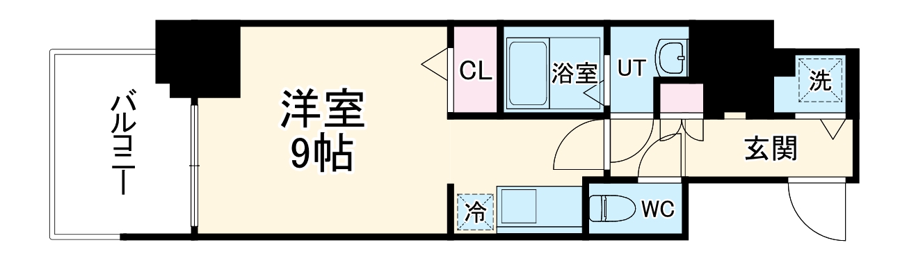 ドゥーエ南堀江の間取り