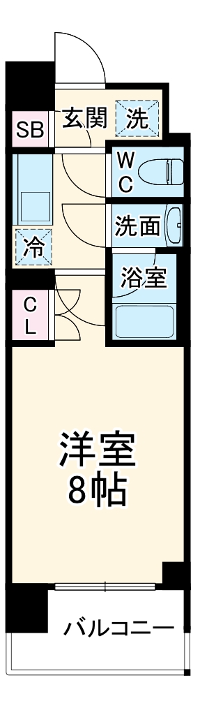 BluRock東神奈川の間取り