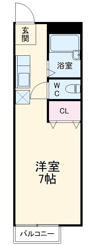 ヴィラプレフェールⅡB棟の間取り