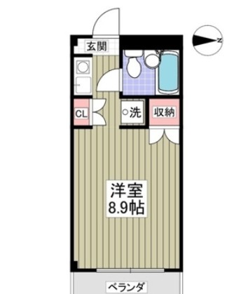 メゾンブランシュ三鷹新川の間取り