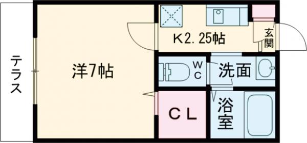 ソレイユ飛鳥山の間取り