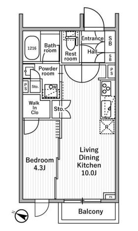 nido MOTOHASUNUMAの間取り