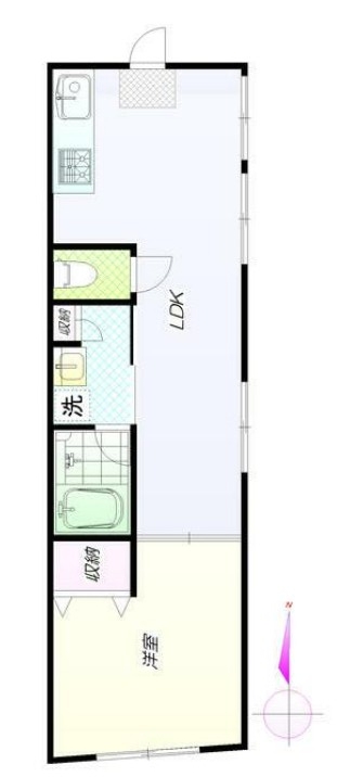 第二川名ビルの間取り