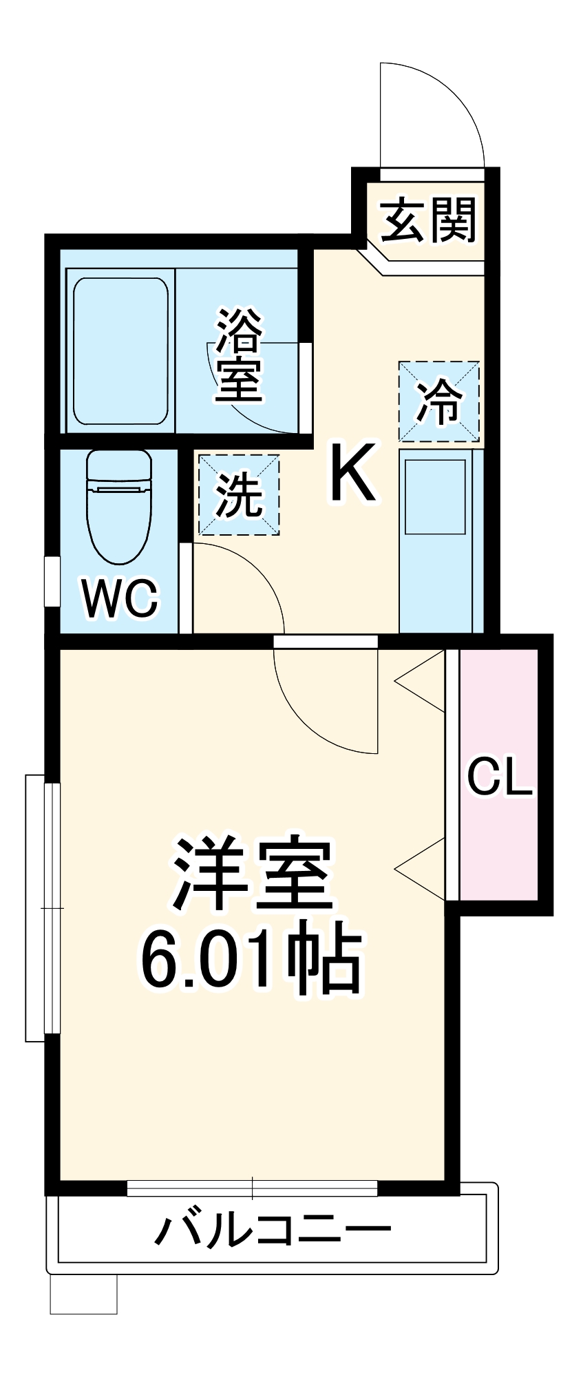 メゾンソレイユの間取り