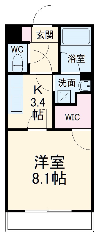 シャトー天竜川の間取り