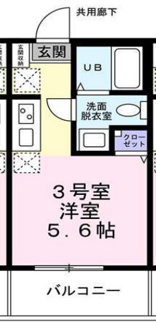 カーム登戸の間取り