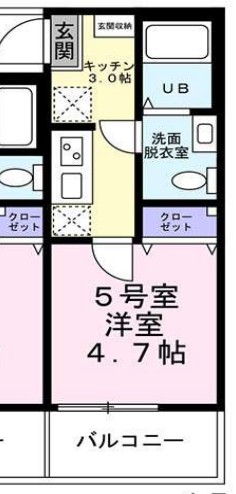 カーム登戸の間取り