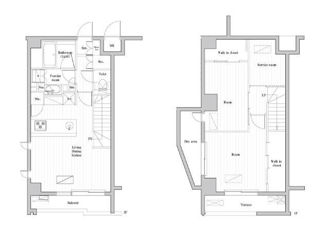 レジデンス桜新町ガーデンの間取り