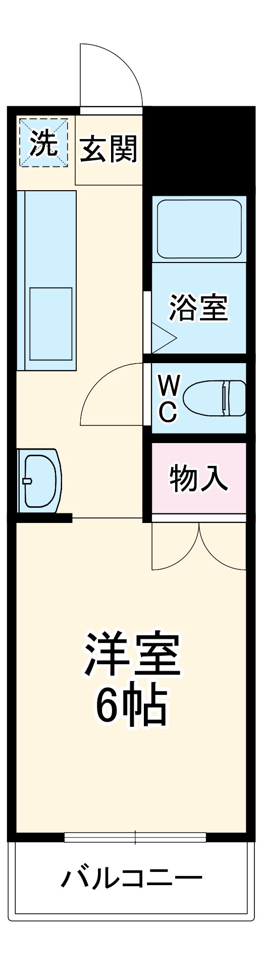 旭ピースフルハイツ・パートⅠの間取り