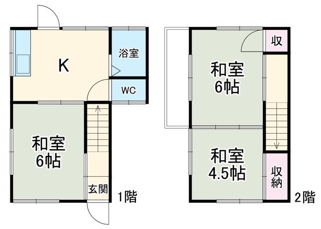 下新宿戸建ての間取り