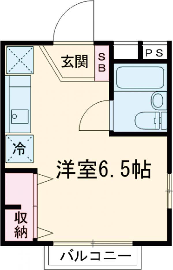 K&Yコーポの間取り