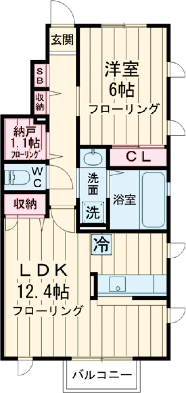 レフィナードの間取り