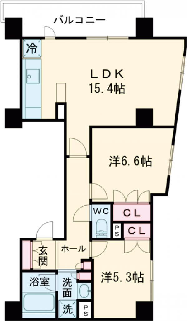 パールコート仙川の間取り