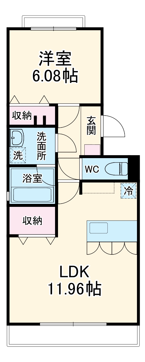 カリスリーブラの間取り