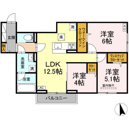 アクシスの間取り