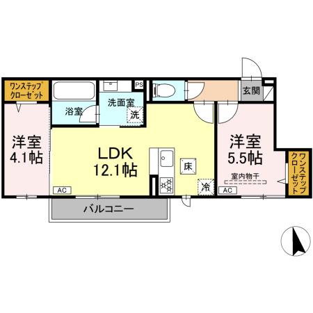 アクシスの間取り