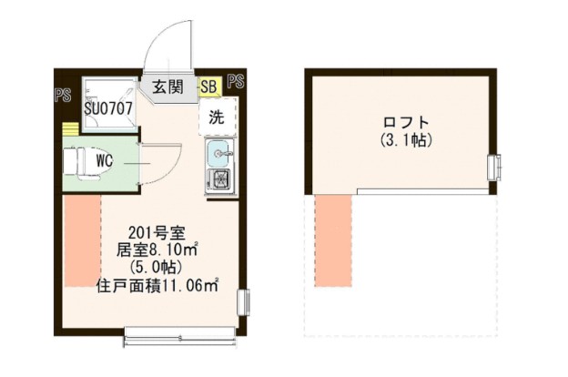 magnoliaの間取り