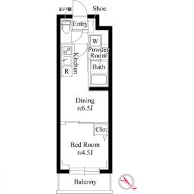 プラチナスクエア赤羽の間取り