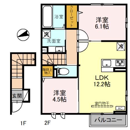 グリーンパティオの間取り