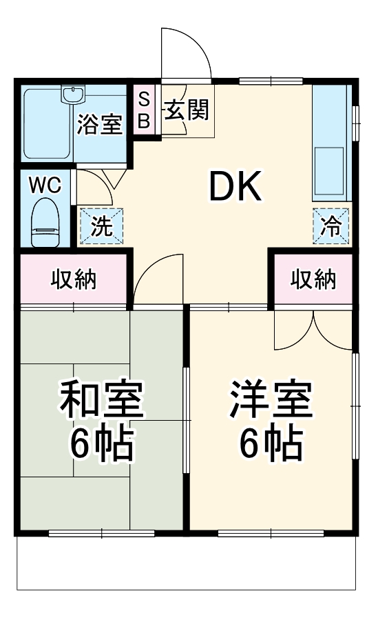 グリーンシティ山下の間取り