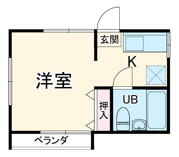 後藤荘第１の間取り
