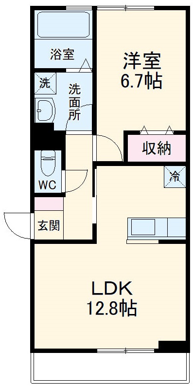 コンフォールⅡの間取り