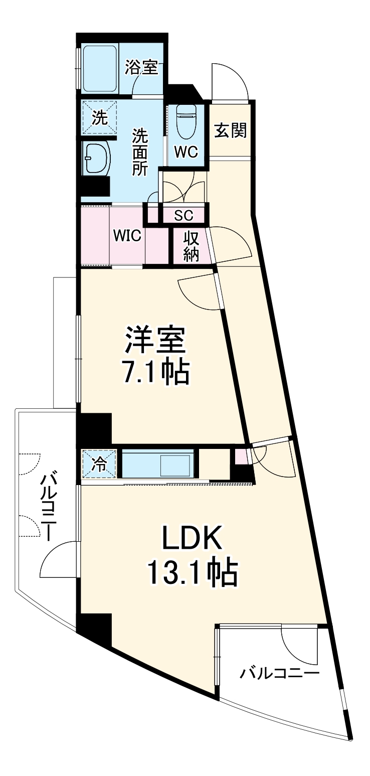 エル・クラウディア青葉の間取り