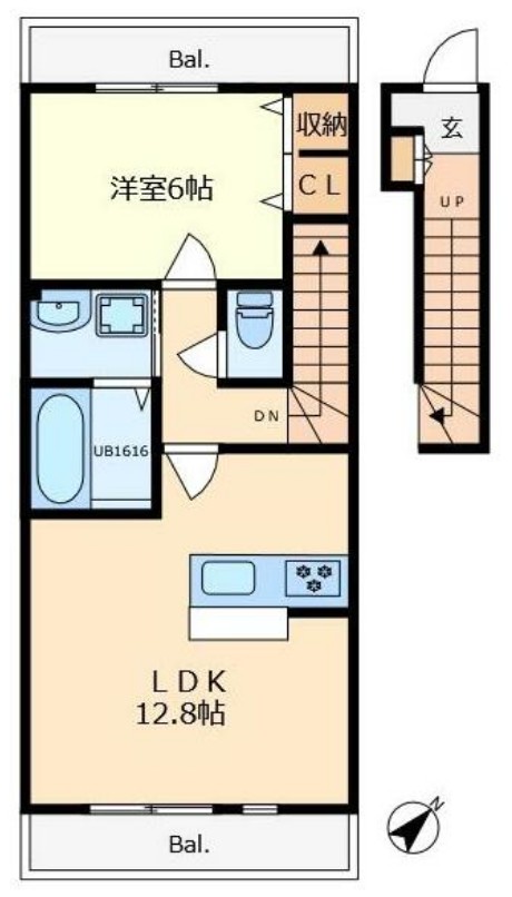 Sweet HomeⅡの間取り