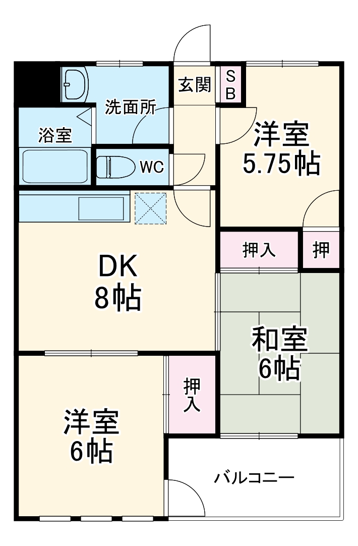 D・O・I茅ヶ崎の間取り