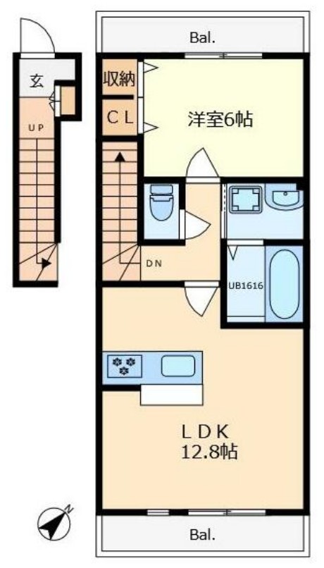 Sweet HomeⅡの間取り