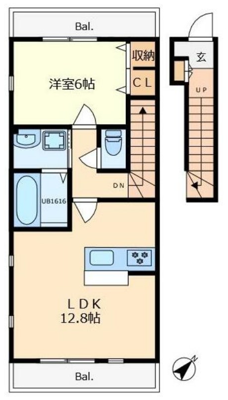 Sweet HomeⅡの間取り