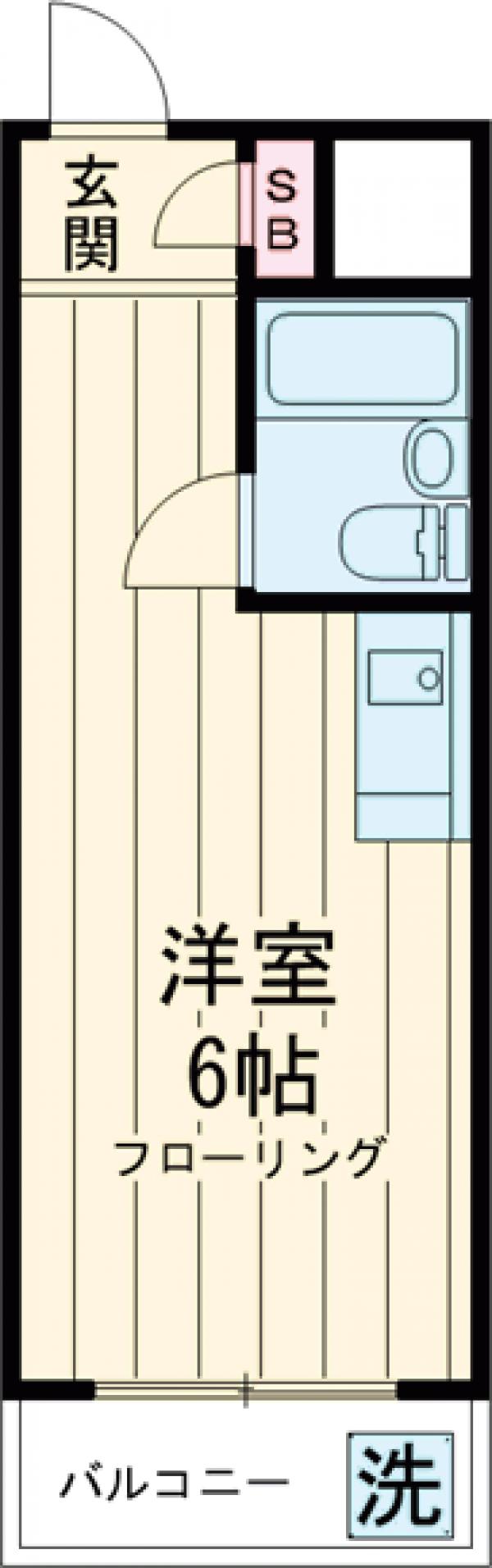 国際パレス自由が丘の間取り