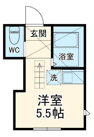 上の宮の完工年月(2019年3月)築の賃貸アパートの間取り