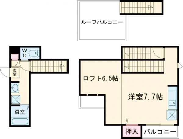 MAISONETIC SPAZIOの間取り