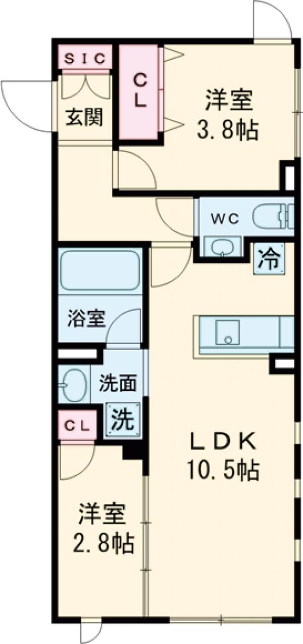 レガシア池袋立教西の間取り