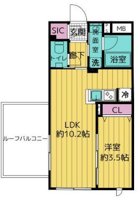 レガシア池袋立教西の間取り
